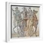 Mosaic Depicting Chariot Race, from Spain, 3rd Century-null-Framed Giclee Print