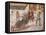 Mosaic Depicting Chariot Races at Circus from Spain-null-Framed Stretched Canvas