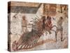 Mosaic Depicting Chariot Races at Circus from Spain-null-Stretched Canvas