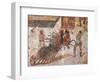Mosaic Depicting Chariot Races at Circus from Spain-null-Framed Giclee Print