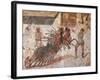 Mosaic Depicting Chariot Races at Circus from Spain-null-Framed Giclee Print