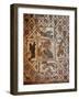 Mosaic Depicting Christ Saviour of World, Surrounded by Lion, Donkey, Bear and Leopard-null-Framed Giclee Print
