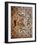 Mosaic Depicting Christ Saviour of World, Surrounded by Lion, Donkey, Bear and Leopard-null-Framed Giclee Print