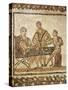 Mosaic Depicting Dice Players, from El Djem, Tunisia-null-Stretched Canvas