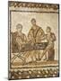 Mosaic Depicting Dice Players, from El Djem, Tunisia-null-Mounted Giclee Print