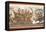 Mosaic Depicting Dionysus and the Old Silenus Fighting Against Pirates in the Mediterranean Sea-null-Framed Stretched Canvas