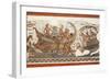Mosaic Depicting Dionysus and the Old Silenus Fighting Against Pirates in the Mediterranean Sea-null-Framed Giclee Print