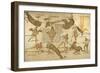 Mosaic Depicting Games in Amphitheater, from Susa-null-Framed Giclee Print