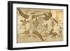 Mosaic Depicting Games in Amphitheater, from Susa-null-Framed Giclee Print