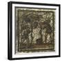 Mosaic Depicting Grape Harvest, from Saint Roman En Gal, 3rd Century-null-Framed Giclee Print