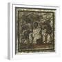 Mosaic Depicting Grape Harvest, from Saint Roman En Gal, 3rd Century-null-Framed Giclee Print