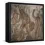 Mosaic Depicting Hercules and Hyllax, from Italica, Spain-null-Framed Stretched Canvas