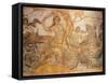 Mosaic Depicting Nereid Sitting on Sea Monster Surrounded by Cherubs-null-Framed Stretched Canvas