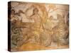 Mosaic Depicting Nereid Sitting on Sea Monster Surrounded by Cherubs-null-Stretched Canvas