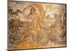 Mosaic Depicting Nereid Sitting on Sea Monster Surrounded by Cherubs-null-Mounted Giclee Print