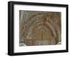 Mosaic Depicting Peacocks, Geometric and Vegetal Motifs, King Roger's Room-null-Framed Giclee Print