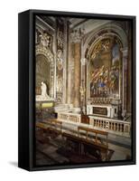 Mosaic Depicting Presentation of Mary in Temple and Monument to Benedict XV-null-Framed Stretched Canvas