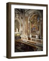 Mosaic Depicting Presentation of Mary in Temple and Monument to Benedict XV-null-Framed Giclee Print
