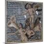 Mosaic Depicting Psyche, Uncovered in Daphne, Antioch, Turkey, 3rd Century-null-Mounted Giclee Print