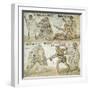 Mosaic Depicting Scenes from Amphitheater from Rome, Lazio-null-Framed Giclee Print