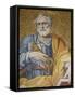 Mosaic Depicting St. Peter in St. Peter's Basilica, Vatican, Rome, Lazio, Italy, Europe-Godong-Framed Stretched Canvas