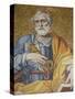 Mosaic Depicting St. Peter in St. Peter's Basilica, Vatican, Rome, Lazio, Italy, Europe-Godong-Stretched Canvas