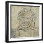 Mosaic Depicting Tragic Theatrical Mask from Roman House No 1 in Ampurias, Spain-null-Framed Giclee Print
