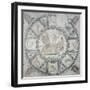 Mosaic Depicting Triumph of Dionysus, Unearthed in Sarsina, 3rd Century-null-Framed Giclee Print