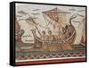 Mosaic Depicting Ulysses and the Sirens' Island from Thugga, Dougga, Tunisia, Close-Up-null-Framed Stretched Canvas