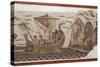 Mosaic Depicting Ulysses and the Sirens' Island from Thugga, Dougga, Tunisia-null-Stretched Canvas