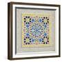 Mosaic Design from the Alhambra, from 'The Arabian Antiquities of Spain', published 1815-James Cavanagh Murphy-Framed Giclee Print