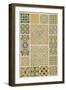 Mosaic Designs from Pilasters and Dados in Various Parts of the Alhambra-null-Framed Art Print