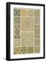 Mosaic Designs from Pilasters and Dados in Various Parts of the Alhambra-null-Framed Art Print