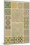 Mosaic Designs from Pilasters and Dados in Various Parts of the Alhambra-null-Mounted Art Print