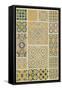 Mosaic Designs from Pilasters and Dados in Various Parts of the Alhambra-null-Framed Stretched Canvas