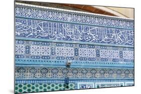Mosaic Detail, Dome of the Rock, Jerusalem, C687-692-null-Mounted Photographic Print