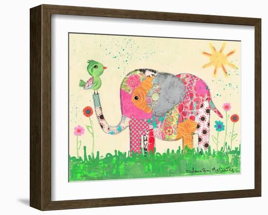 Mosaic Elephant-Jennifer McCully-Framed Giclee Print