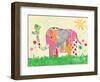 Mosaic Elephant-Jennifer McCully-Framed Premium Giclee Print