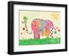 Mosaic Elephant-Jennifer McCully-Framed Premium Giclee Print