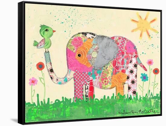 Mosaic Elephant-Jennifer McCully-Framed Stretched Canvas