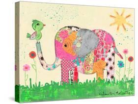 Mosaic Elephant-Jennifer McCully-Stretched Canvas