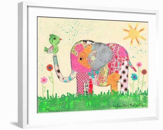 Mosaic Elephant-Jennifer McCully-Framed Giclee Print