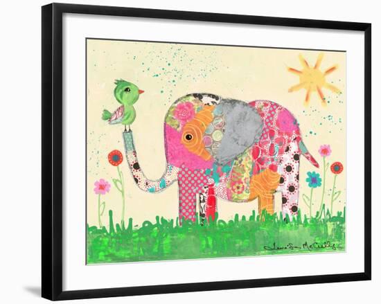 Mosaic Elephant-Jennifer McCully-Framed Giclee Print