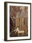 Mosaic Floor Depicting Eagle and Lamb, Chapel Capece Minutolo, Cathedral of Santa Maria Assunta-null-Framed Giclee Print