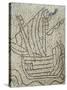Mosaic Flooring Representing a Sailor on Ship During 4th Crusade-null-Stretched Canvas