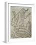 Mosaic Flooring Representing a Sailor on Ship During 4th Crusade-null-Framed Giclee Print