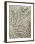 Mosaic Flooring Representing a Sailor on Ship During 4th Crusade-null-Framed Giclee Print