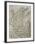 Mosaic Flooring Representing a Sailor on Ship During 4th Crusade-null-Framed Giclee Print