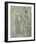 Mosaic Flooring Representing Meeting of Pope Innocent III and Alexius IV Angelus During 4th Crusade-null-Framed Giclee Print