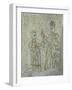 Mosaic Flooring Representing Meeting of Pope Innocent III and Alexius IV Angelus During 4th Crusade-null-Framed Giclee Print